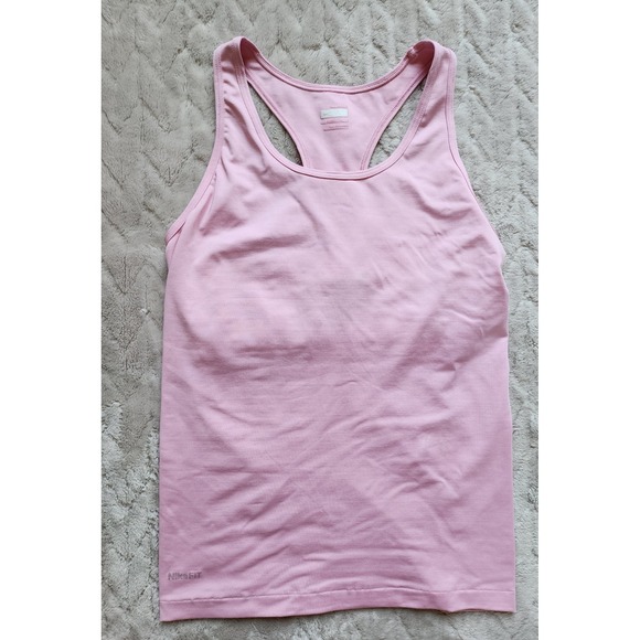 Nike Tops - Nike FIT Racerback Pink Tank Top Womens Medium Activewear Sleeveless Gym Shirt